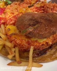 دمی گوجه با کباب دیگی چراغان