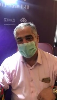 تزریق واکسن ایرانی کرونا به قاری بین المللی قرآن