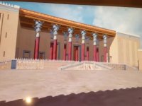 تخت جمشید در زمان آبادانی