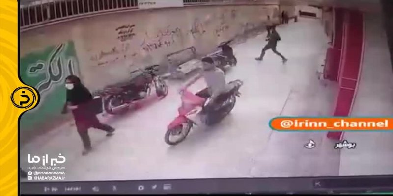لحظه وقوع زلزله در گناوه