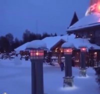 نمای فوق العاده از شبهای سرد فنلاند