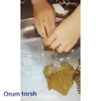 اروم ترش | طرز تهیه دلمه برگ مو به شکل قلمی بسیار آسان