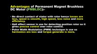 Advantages and Disadvantages of Permanent Magnet Brushless DC (PMBLDC) Motor