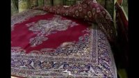 مستندی از فرش پشمی ابریشمی (فرش طرح فضای باز کاشان)