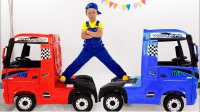 برنامه کودک سنیا : کامیون سواری و فرار از ابر خشمگین