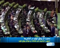 حمایت مجلس از رونق تولید در استان ها