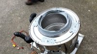 Salvage a Big Electric Motor and Transmission from a Miele Washing Machine