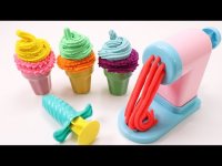 خمیر بازی جدید : بستنی های رنگی