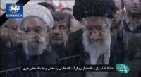 Imam Khamenei Saying farewell to ayatollah Hashemi Rafsanjani