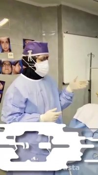 عمل بینی استخوانی غضروفی با انحراف شدید