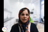 فیلم رضایتمندی سرکار خانم زندی بیمار جراحی لثه