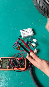 Electric Motor hall measurement by multimeter