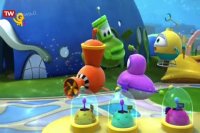 کارتون حبابی ها - گل های در حال رشد