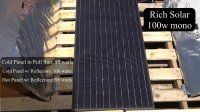 Solar Panel + DIY Light Reflectors = More Power? Renogy vs Rich Solar vs Flexible Panel