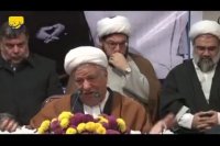 ایت الله هاشمی رفسنجانی آخرین سخنرانی در حسینه جماران(عباس ایمانی)