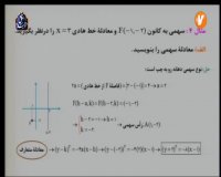 درس هندسه 3 - ادامه سهمی (معادله سهمی در حالت کلی)