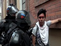 درگیری های خشونت آمیز دانشجویان بوگوتا در برابر فساد ریاست دانشگاه