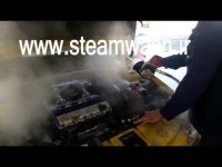 کلیپ موتورشویی خودرو بادستگاه بخار فوری