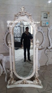 آینه برای دکور آتلیه | آینه برای دکور وایت روم | قیمت مجسمه فایبرگلاس