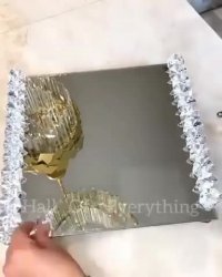 آموزش رایگان ساخت آیینه ی کریستالی زیبا