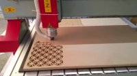 MDF cutting on our CNC router.