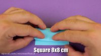 آموزش اوریگامی به شکل مکعب