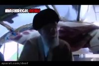 بازدید رهبر انقلاب از چادر زلزله زدگان