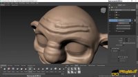 شکل دهی (shaping) آبجکت با استفاده از ابزار Foamy در نرم افزار مادباکس 2018 (Autodesk Mudbox 2018)