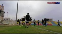 گرم کردن بازیکنان تیم نفت مسجدسلیمان
