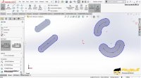 پنجره خصوصیات فرمان Slot در نرم افزار سالیدورکس یا سالیدورک 2018 (SOLIDWORKS 2018)