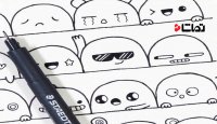 صحنه های دیدنی از طراحی " Doodles " بر روی اجسام
