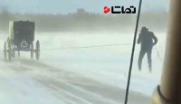 اسکی سواری پشت کالسکه