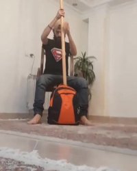 هنرنمایی شعبده باز ایرانی ( محمد خواجی )