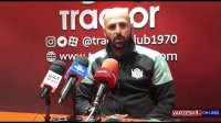 نشست خبری حمید عبداللهی مربی آلومینیوم اراک