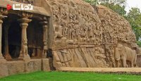 آثار تاریخی در " Mahabalipuram " ( تامیل نادو ) هند