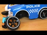 ماشین بازی کودکانه با سنیا و پنچر شدن چرخ ماشین پلیس و اعزام امداد خودرو