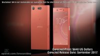 Sony Xperia XZ1 Compact 2017 Phone Specifications, Price, Release Date, Specs, News