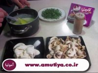 سوپ جو با سس بشامل