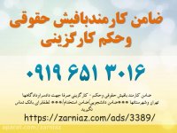 ضامن کارمند با فیش حقوقی و حکم کارگزینی 09196513016 - زرنیاز