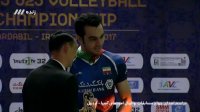 اهدای جوایز انفرادی تیم منتخب والیبال زیر 23 سال آسیا