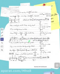 مثال های حل شده مقاومت مصالح 1 سری 8