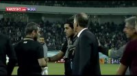 درگیری در انتهای بازی ازبکستان - ایران