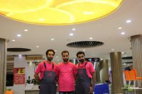 اجرای سقف کشسان لابل در مجتمع تجاری پالادیوم