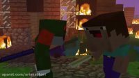 سری جدید انیمیشن ماینکرفت - Skyblock War- قسمت 3