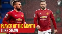 لوک شاو بازیکن برتر ماه فوریه منچستریونایتد