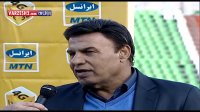 مصاحبه مظلومی بعد از بازی مقابل ذوب آهن