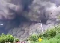 کلیپ دیدنی از فوران آتشفشان در گواتمالا