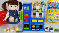 برنامه کودک دخترانه عروسک و نی نی کوچولو : دستگاه خرید اتوماتیک و پارکینگ اتوبوس کوچولوها
