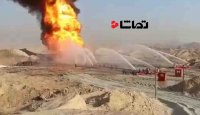 خاموش کردن آتش سوزی چاه نفت "رگ سفید" ادامه دارد