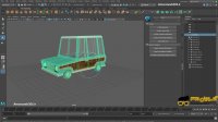 ایجاد محور جدید و جابه جایی آنها با پیوت pivots در نرم افزار مایا 2018 (Autodesk Maya 2018)